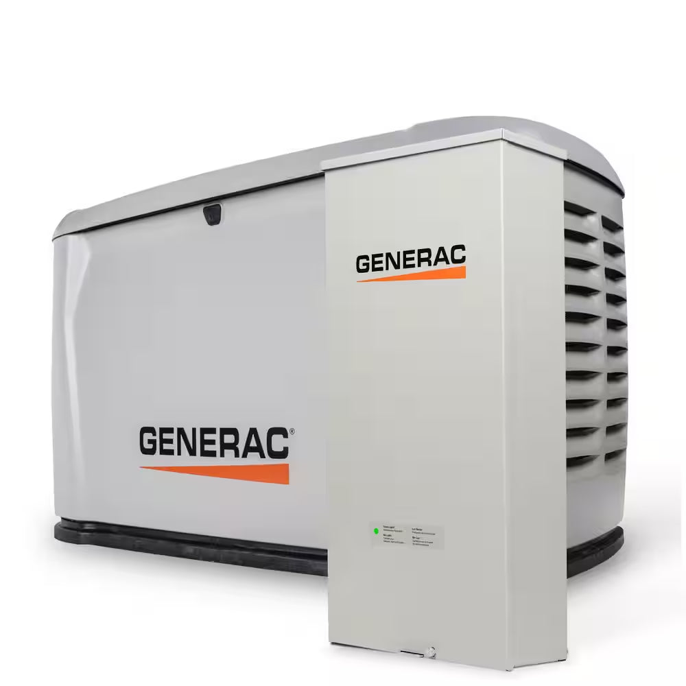 22,000 Watt Air-Cooled Whole House Home Standby Generator & 200-AMP Transfer Switch