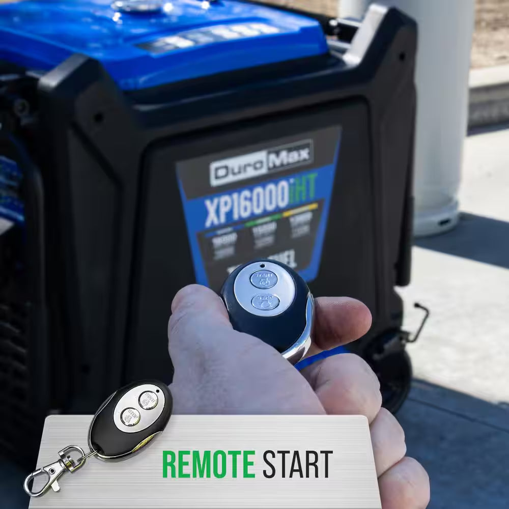 16,000-Watt Remote Start Air Cool Vtwin Tri Fuel Whole House Digital Inverter 50 Amp CO Alert Shutdown Home Backup Ready