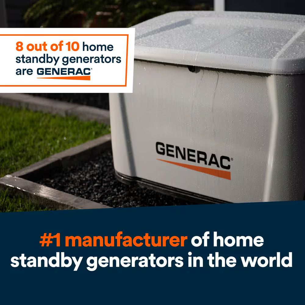26,000 Watt Air-Cooled Whole House Home Standby Generator