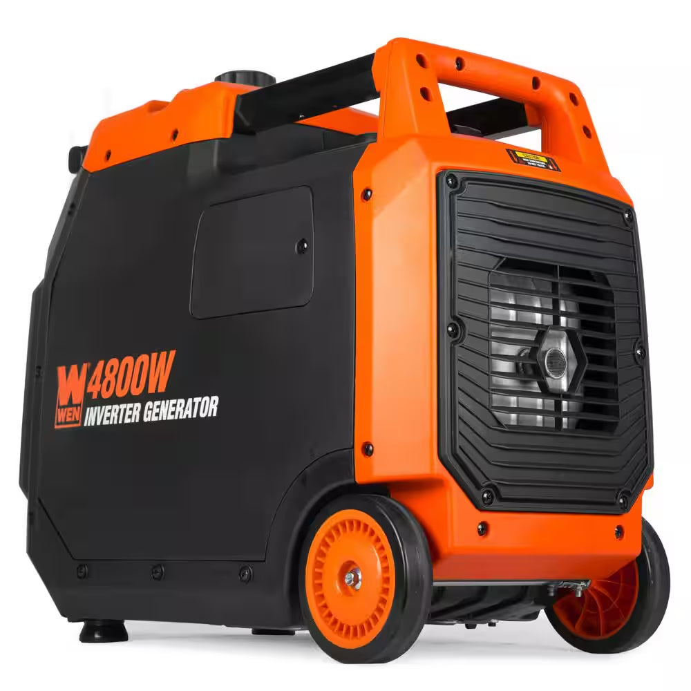 Quiet and Light-Weight 4800W Dual Fuel Rv-Ready Electric Start Portable Inverter Generator, Fuel Shut Off, CO Watchdog