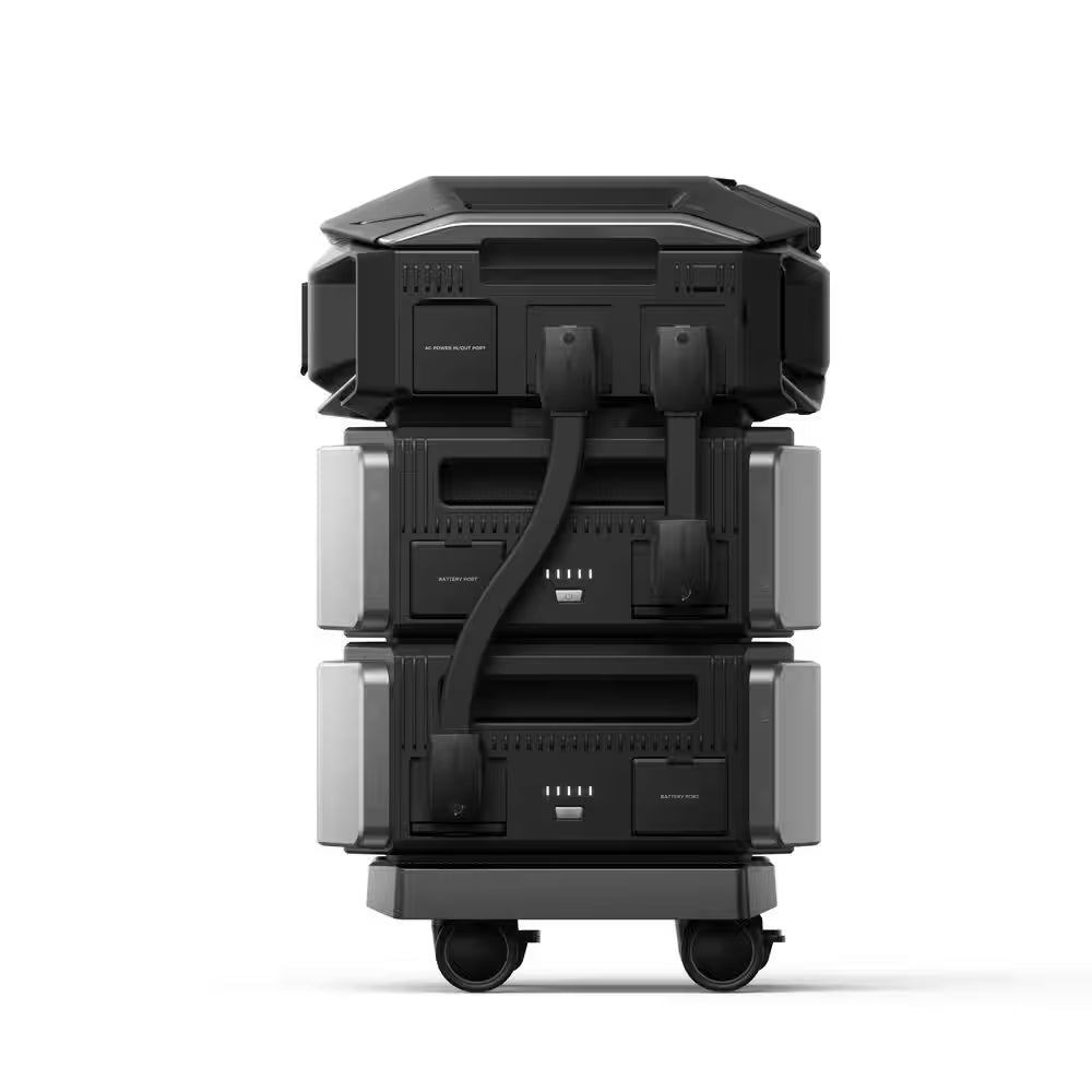 12Kw Push-Button Start DELTA Pro Ultra X Combo (1*Inverter+2*Battery), 12Kwh LFP Battery Generator, Home Backup