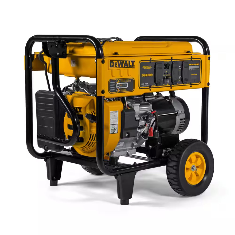 10000 / 8000-Watt Electric Start Gas Powered Portable Generator with Idle Control, GFCI Outlets and CO Protect-Dxgnr8000