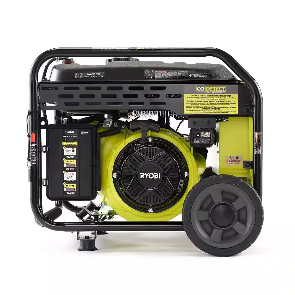 6500-Watt Gasoline Powered Inverter Generator with CO Shutdown & Idle down Technology