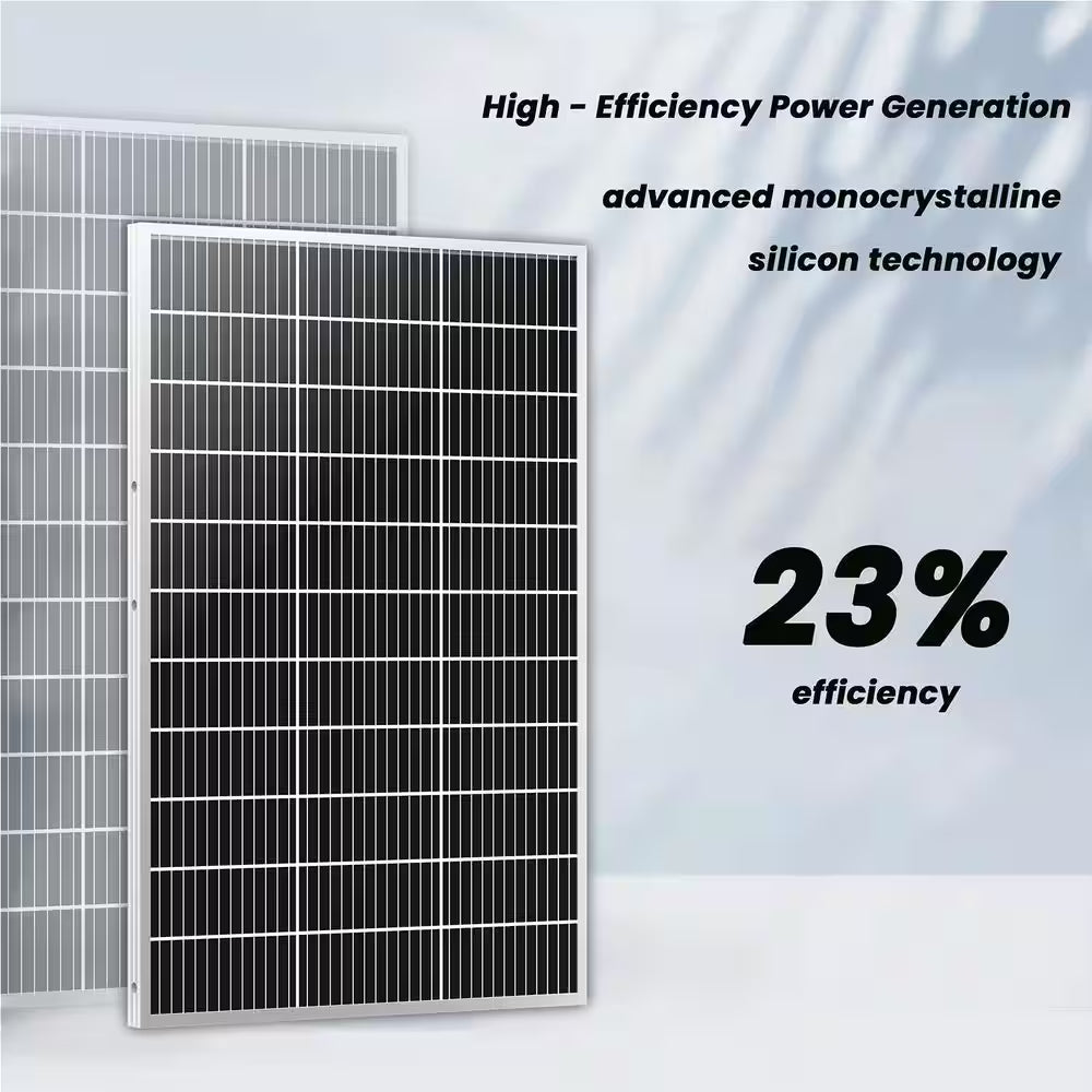 ELITE 3600-Watt/5760W Peak Push Button Start Solar Powered Portable Generator with 2100W Solar Panels, 1 Wind Turbine