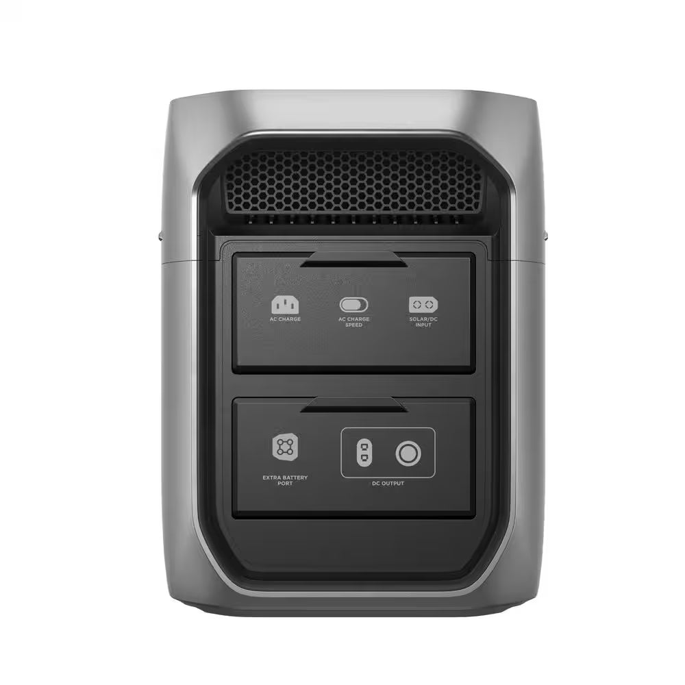 3000W Delta 3 Max plus with Extra Battery, Total 4096Wh Capacity, Push-Button Start Battery Generator LFP Power Station