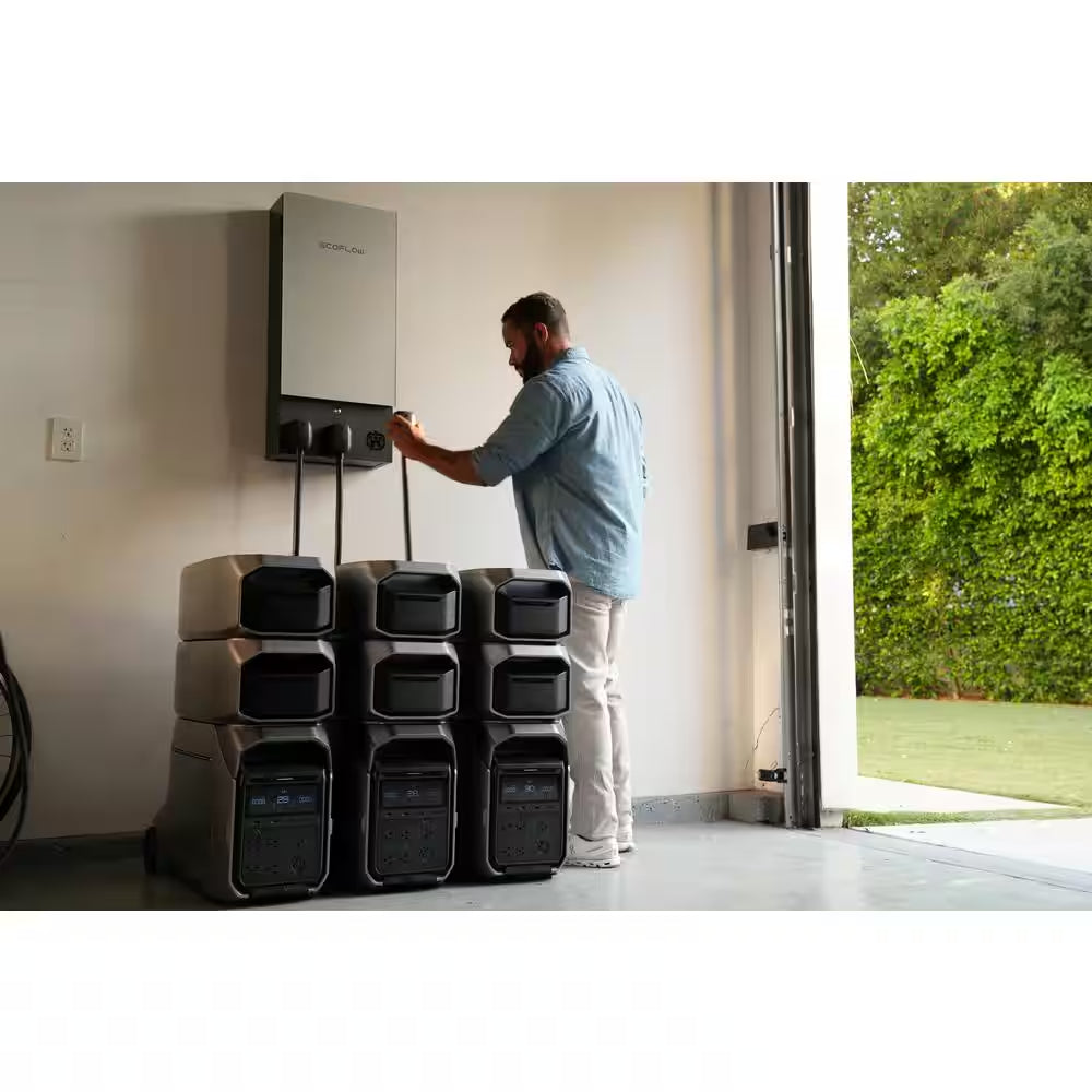 8000Wh DELTA Pro 3 with Extra Battery, 4000W AC Output LFP Battery Generator, Home Use, Camping&Rv, Push-Button Start