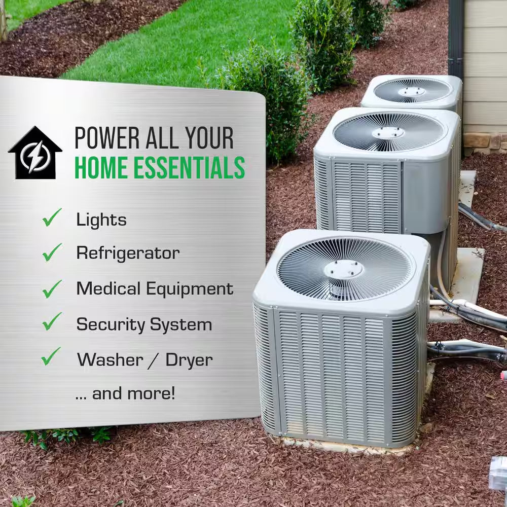 16,000-Watt Remote Start Air Cool Vtwin Tri Fuel Whole House Digital Inverter 50 Amp CO Alert Shutdown Home Backup Ready